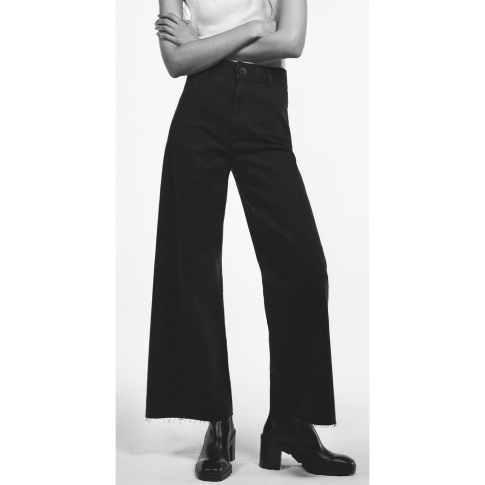 Zara Marine Straight Jeans Black